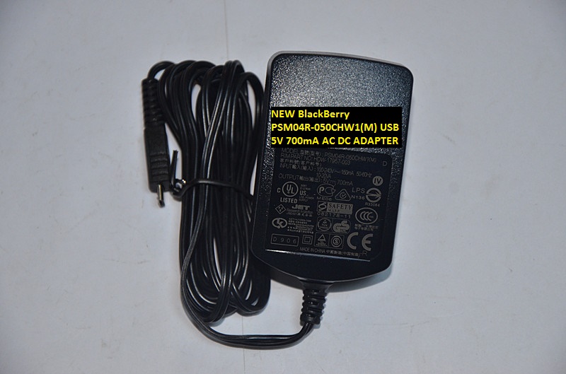 NEW BlackBerry Special output USB interface PSM04R-050CHW1(M) USB 5V 700mA AC DC ADAPTER